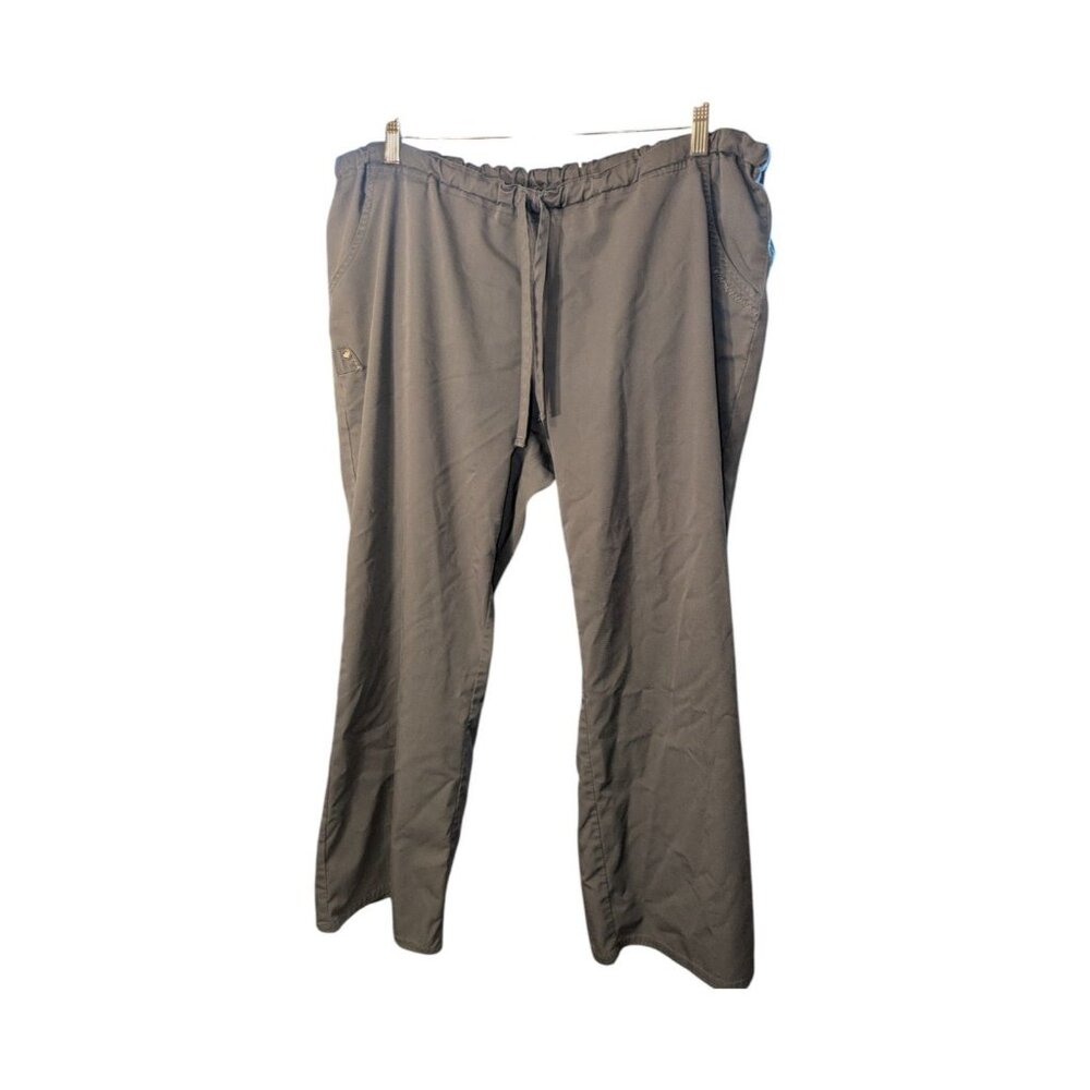 Unbranded Scrubs Pants Size XL Scrub CNA Medical Uniform Grey 38x27